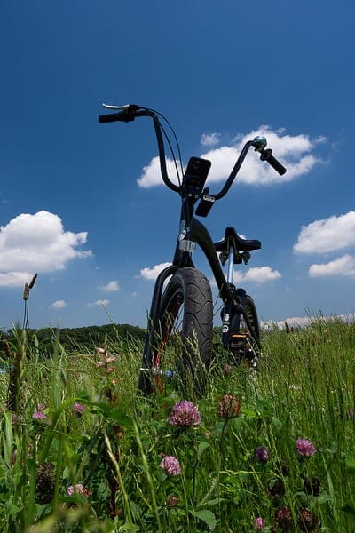 bike, field, grass, greenery, mobile wallpaper, android wallpaper, iPhone wallpaper, phone wallpaper