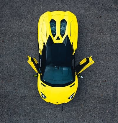 lamborghini aventador, lamborghini, car, sports car, yellow, aerial view, mobile wallpaper, android wallpaper, iPhone wallpaper, phone wallpaper