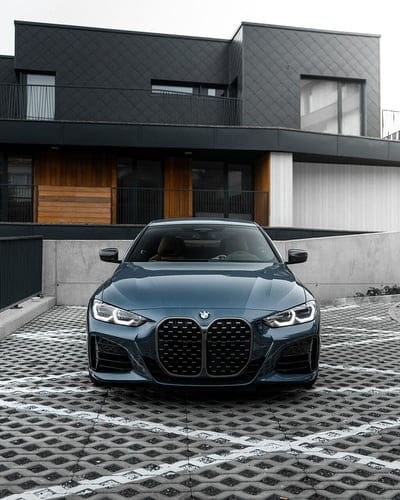 BMW with house, car, car with house, house with car, m series, mobile wallpaper, android wallpaper, iPhone wallpaper, phone wallpaper