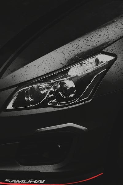 car, black, headlight, drops, wet, mobile wallpaper, android wallpaper, iPhone wallpaper, phone wallpaper