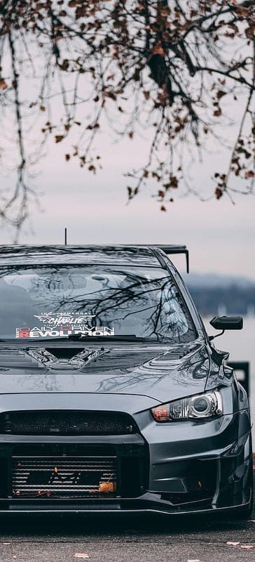 Tuner cars, Evo, Mitsubishi Lancer Evolution X, mobile wallpaper, android wallpaper, iPhone wallpaper, phone wallpaper