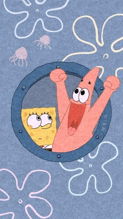 SpongeBob, cartoon, yellow