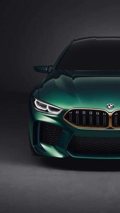 BMW M8 GC, car, concept, desenho, front view, gran coupe, luxury, m power, vehicle, mobile wallpaper, android wallpaper, iPhone wallpaper, phone wallpaper