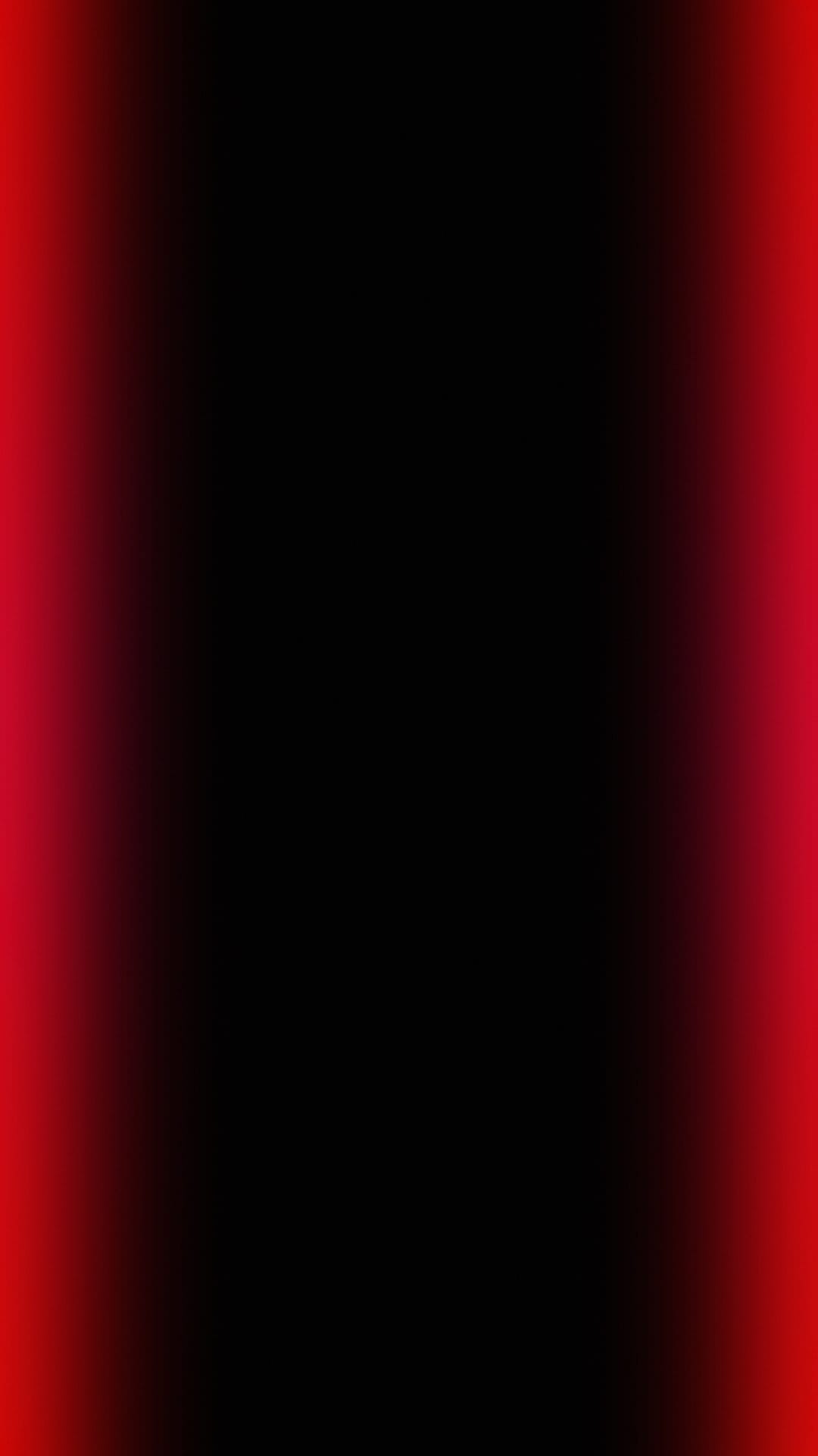 Vibrant red light glows along the vertical edges of a dark black void with smooth, high-contrast transitions.