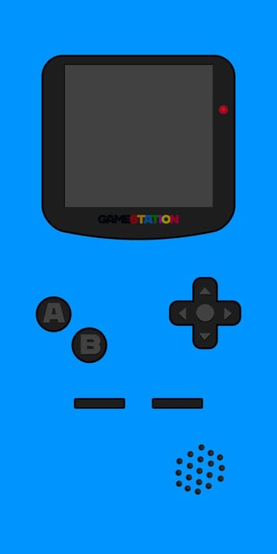 gameboy,console,games,gaming,vector,art,blue