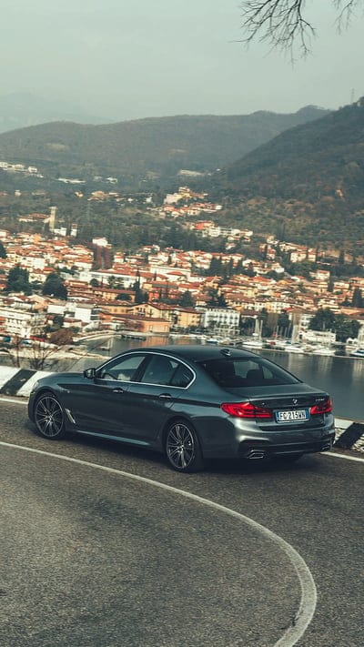 BMW 540i 5 series, 540i, bmw, car, g30, luxury, road, sedan, vehicle, mobile wallpaper, android wallpaper, iPhone wallpaper, phone wallpaper