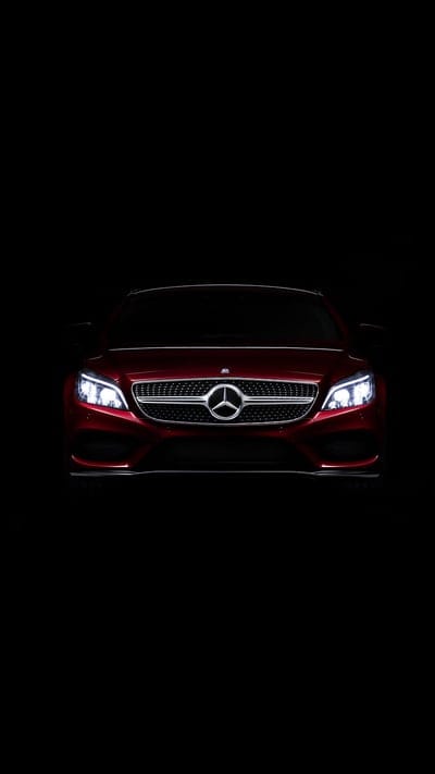 mercedes benz, black, car, carros, class, cls, cls class, red, mobile wallpaper, android wallpaper, iPhone wallpaper, phone wallpaper