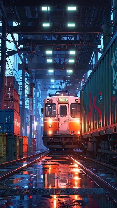 Train,Train Station,Anime,Anime Wallpaper,Wallpaper,8k Wallpaper,4k Wallpaper,Vibrant,Cool,Hd backgrounds,Hq Backgrounds