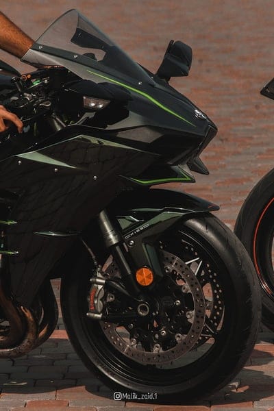 Kawasaki h2, bike, heavy, kawasaki ninja, motor, motorcycle, stunt, zaid malik, mobile wallpaper, android wallpaper, iPhone wallpaper, phone wallpaper