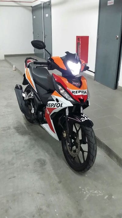 Honda rs150, bike, blackbird, motorcycle, mobile wallpaper, android wallpaper, iPhone wallpaper, phone wallpaper
