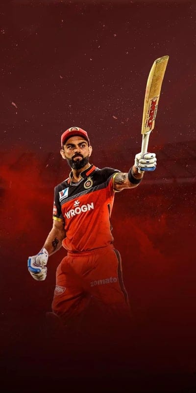 Virat Kohli, Cricket, RCB, Royal Challengers Bangalore, Indian cricketer, MRF Bat, Sports, Cricket Victory, WROGN, Zomato, IPL, T20 Cricket, Batsman, Celebration, Sports Photography, Cricket Player, Athlete, Indian Sports, Cricket Highlights, Cricket Star, Player Pose