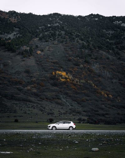 car, side view, mountains, slope, road, mobile wallpaper, android wallpaper, iPhone wallpaper, phone wallpaper