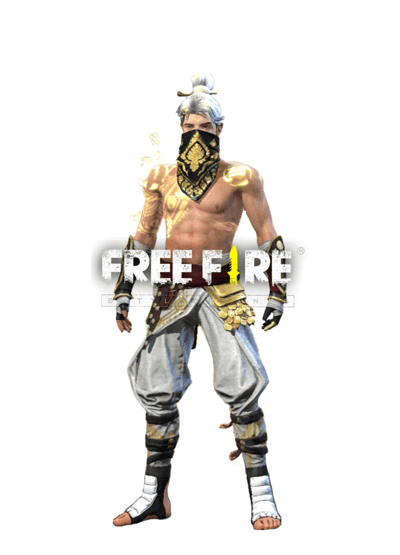 free fire,game,character,mask,white background,art