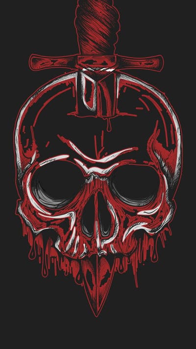 Death Metal,blood,cool,dagger,dark minimal,new,simple, skull