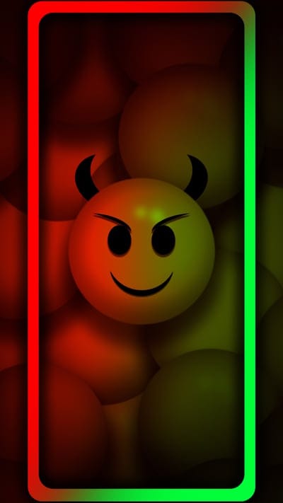 smile,smiley,demon,horns,frame,framewlc