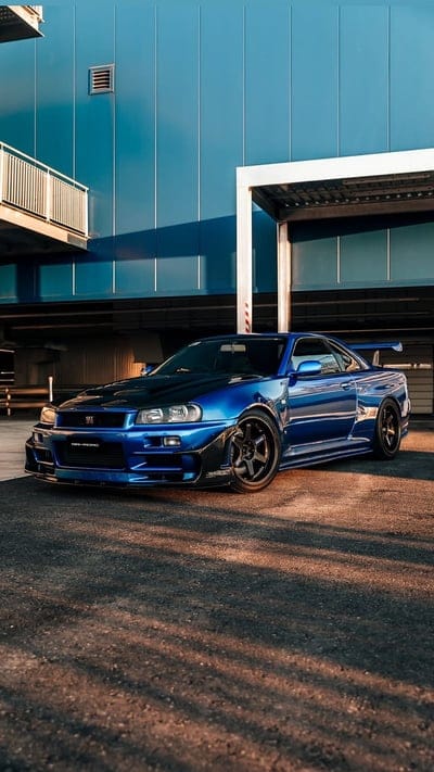 Nissan GT-R, blue, car, japon, jdm, jet, r34, speed, mobile wallpaper, android wallpaper, iPhone wallpaper, phone wallpaper