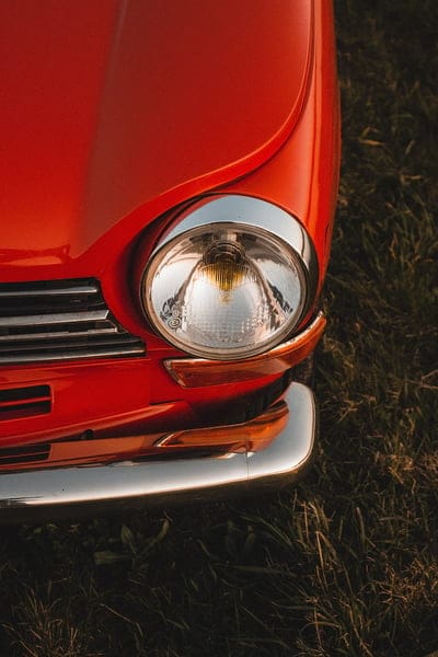 car, red, headlight, retro, mobile wallpaper, android wallpaper, iPhone wallpaper, phone wallpaper