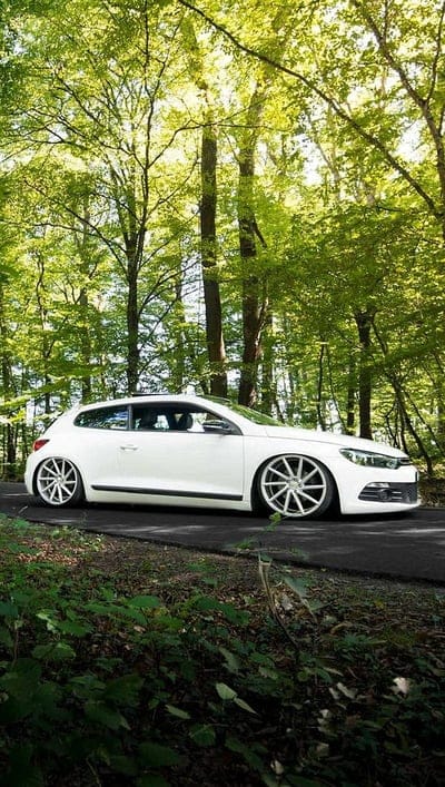 Volkswagen Scirocco, car, modified, white, mobile wallpaper, android wallpaper, iPhone wallpaper, phone wallpaper