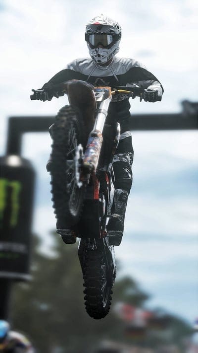 Flying High, air, bike, jump, motorcross, motorcycle, mx, playstation, ps4, stunt, mobile wallpaper, android wallpaper, iPhone wallpaper, phone wallpaper