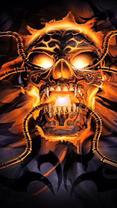 Fire Skull