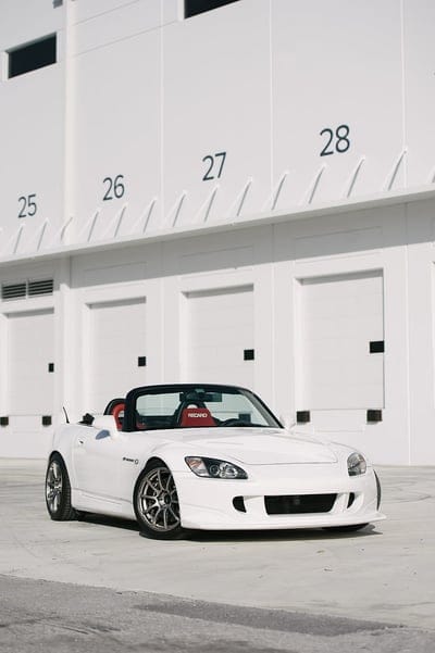 honda s2000, honda, car, white, parking, mobile wallpaper, android wallpaper, iPhone wallpaper, phone wallpaper