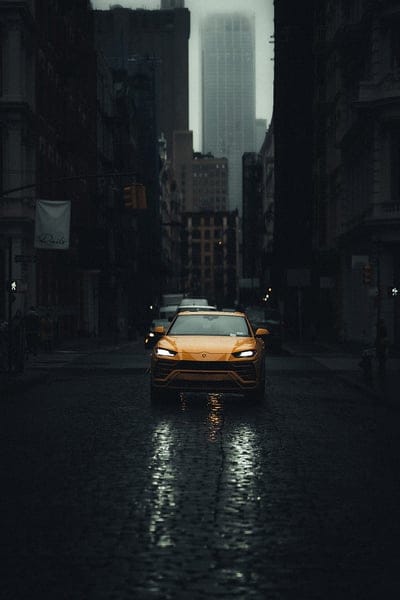 lamborghini urus, lamborghini, car, yellow, street, mobile wallpaper, android wallpaper, iPhone wallpaper, phone wallpaper