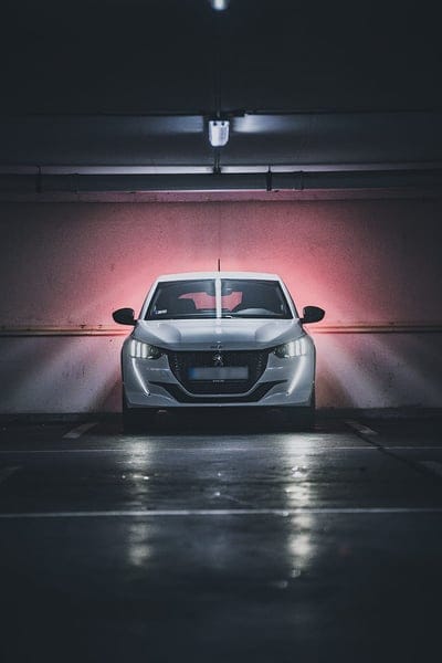 peugeot 208, peugeot, car, white, front view, mobile wallpaper, android wallpaper, iPhone wallpaper, phone wallpaper