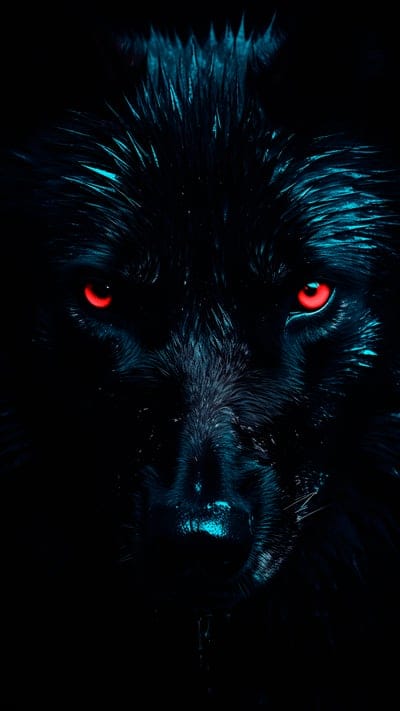 wolf,predator,animal,black