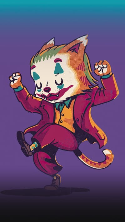 Joker, character art, cinematic, DC Comics, villains, iconic portrayals, movie tribute, fan art, psychological, dark, comic book, supervillain, chaos, madness, multi-Joker, feline, stylized, pop culture, enigmatic, diverse interpretations