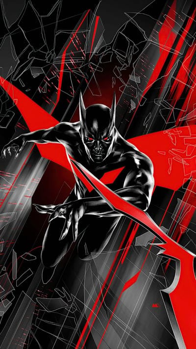 superhero,black,red