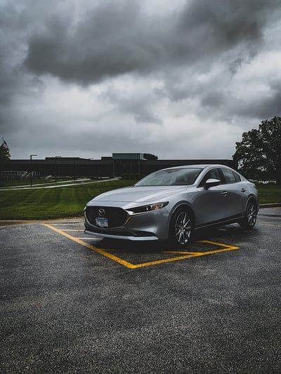 mazda, car, side view, gray, mobile wallpaper, android wallpaper, iPhone wallpaper, phone wallpaper