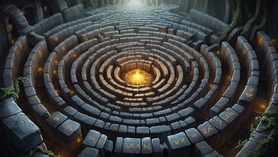 Desktop wallpapers,Fantasy,Myth,Mythic,8k wallpapers,4k wallpapers,hd backgrounds,hq wallpapers,Mythic Wallpapers,cool,Labyrinth,Gold,Stone