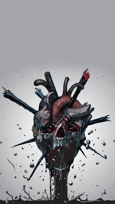 Skull,black,blood,death,scary,theme