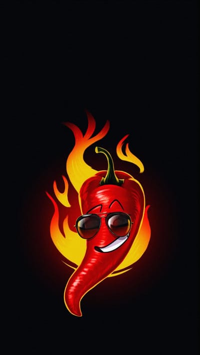pepper,sunglasses,fire,smile,art
