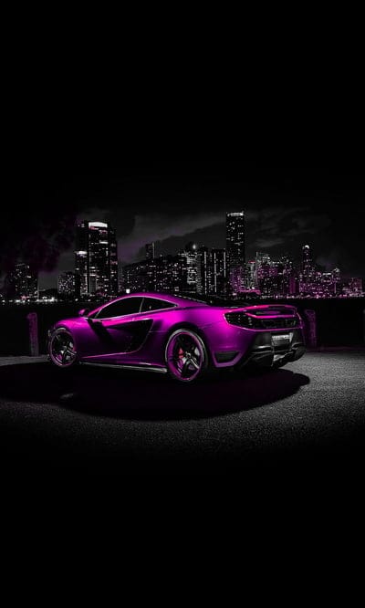 Mc Laren, car, mc laren mp4, purple, vehicle, mobile wallpaper, android wallpaper, iPhone wallpaper, phone wallpaper