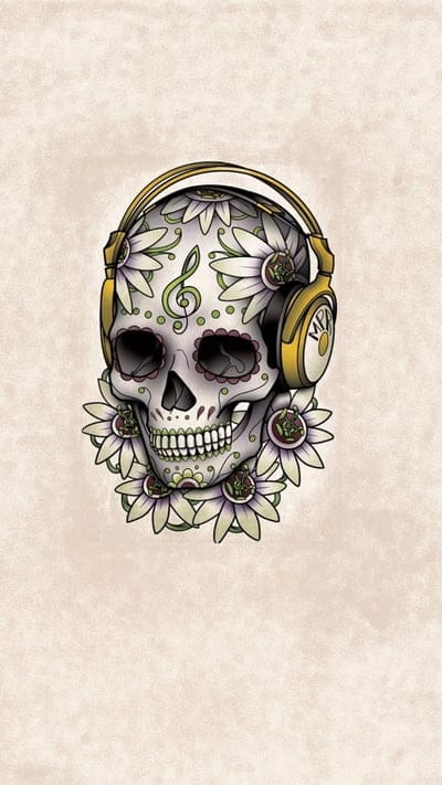 Skull,lover,music