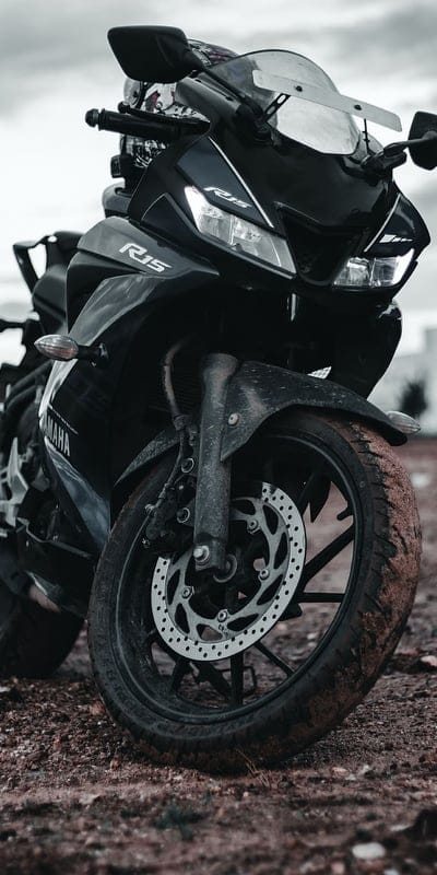 R15 Version 3, Black Bike, yamaha bike, mobile wallpaper, android wallpaper, iPhone wallpaper, phone wallpaper