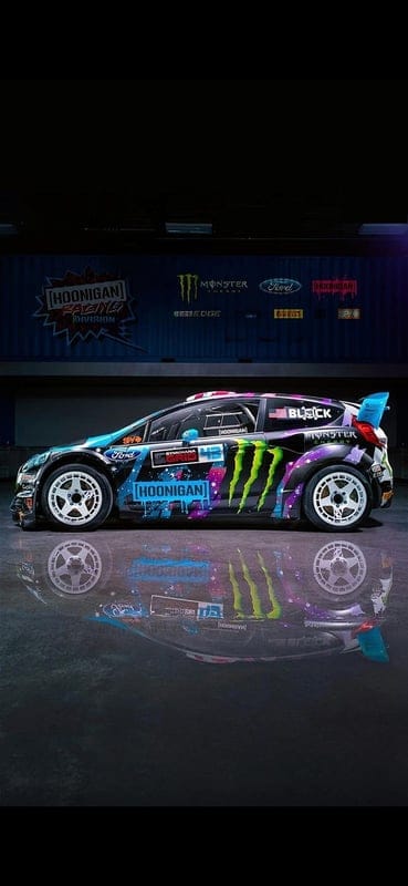 KEN BLOCK, car, carros, drifting, fiesta, ford, go pro, hoonigan, modified, racer, mobile wallpaper, android wallpaper, iPhone wallpaper, phone wallpaper