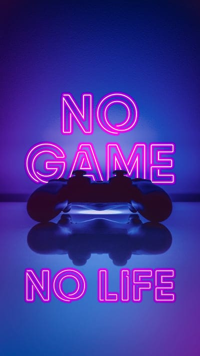 gamepad,joystick,neon,life,game,inscription