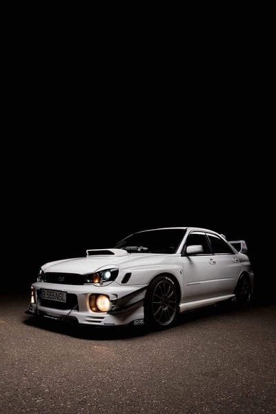 Subaru Impreza, car, carros, impreza subaru, esports, white, mobile wallpaper, android wallpaper, iPhone wallpaper, phone wallpaper 