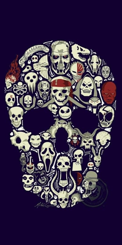 Skulls skull, many, skulls