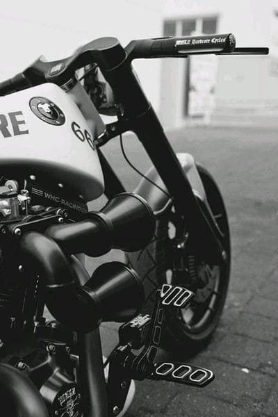 Bike, black, motorcycle, night, police, racer, mobile wallpaper, android wallpaper, iPhone wallpaper, phone wallpaper