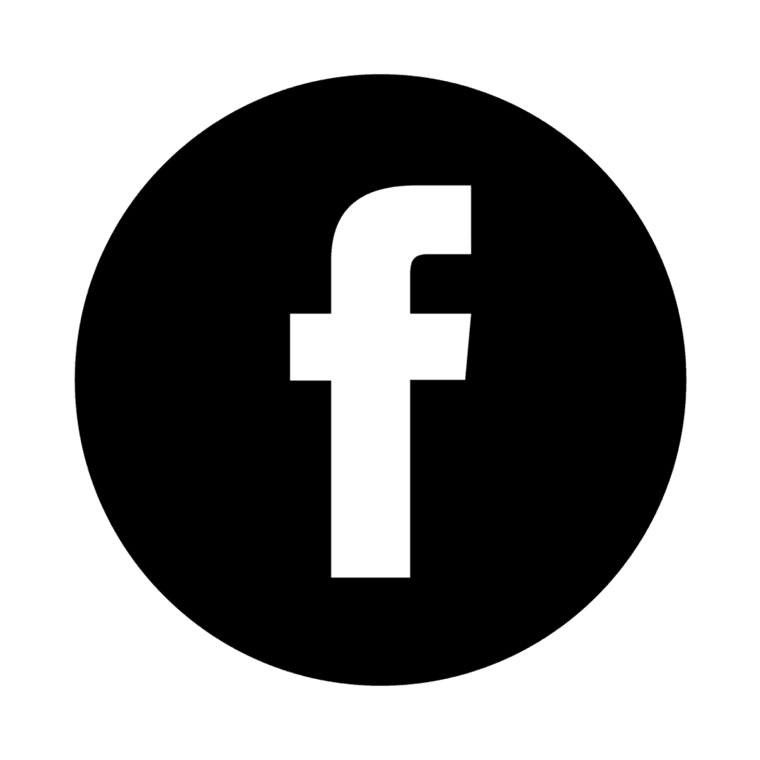 Facebook logo computer icon with a matte blue finish and beveled edges on a transparent background.