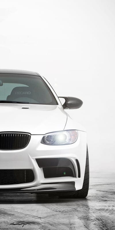 White BMW, car, engine, german, mobile wallpaper, android wallpaper, iPhone wallpaper, phone wallpaper