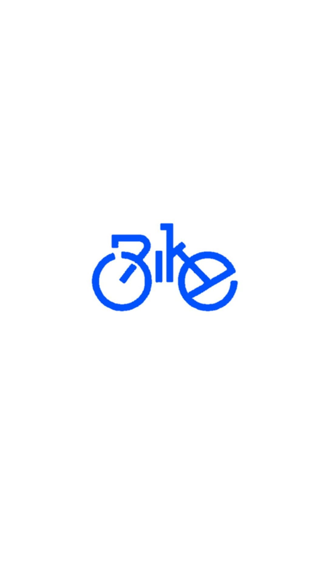 Blue bicycle logo composed of the letters B, i, k, and e arranged to form a bike frame and two wheels.