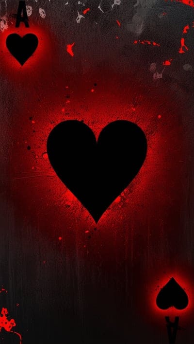 Ace,Blood,Black,Heart,Cool,8k wallpapers,4k wallpapers,Hd Backgrounds,Hq wallpapers,Hd Wallpapers,Colorful,Aesthetic