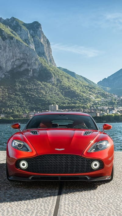 Aston Martin, car, red, mobile wallpaper, android wallpaper, iPhone wallpaper, phone wallpaper