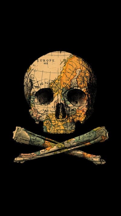 Treasure Map,skull,treasure