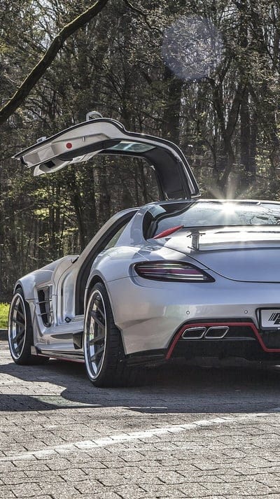 Mercedes Benz Sls, car, mobile wallpaper, android wallpaper, iPhone wallpaper, phone wallpaper