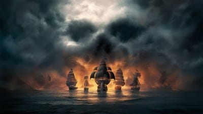8k wallpaper,4k wallpaper,Colorful,Hd Backgrounds,Hq Wallpaper,Color,Wallpaper,Fire,Ships,Ocean,Skull,Water,Smoke,Mist